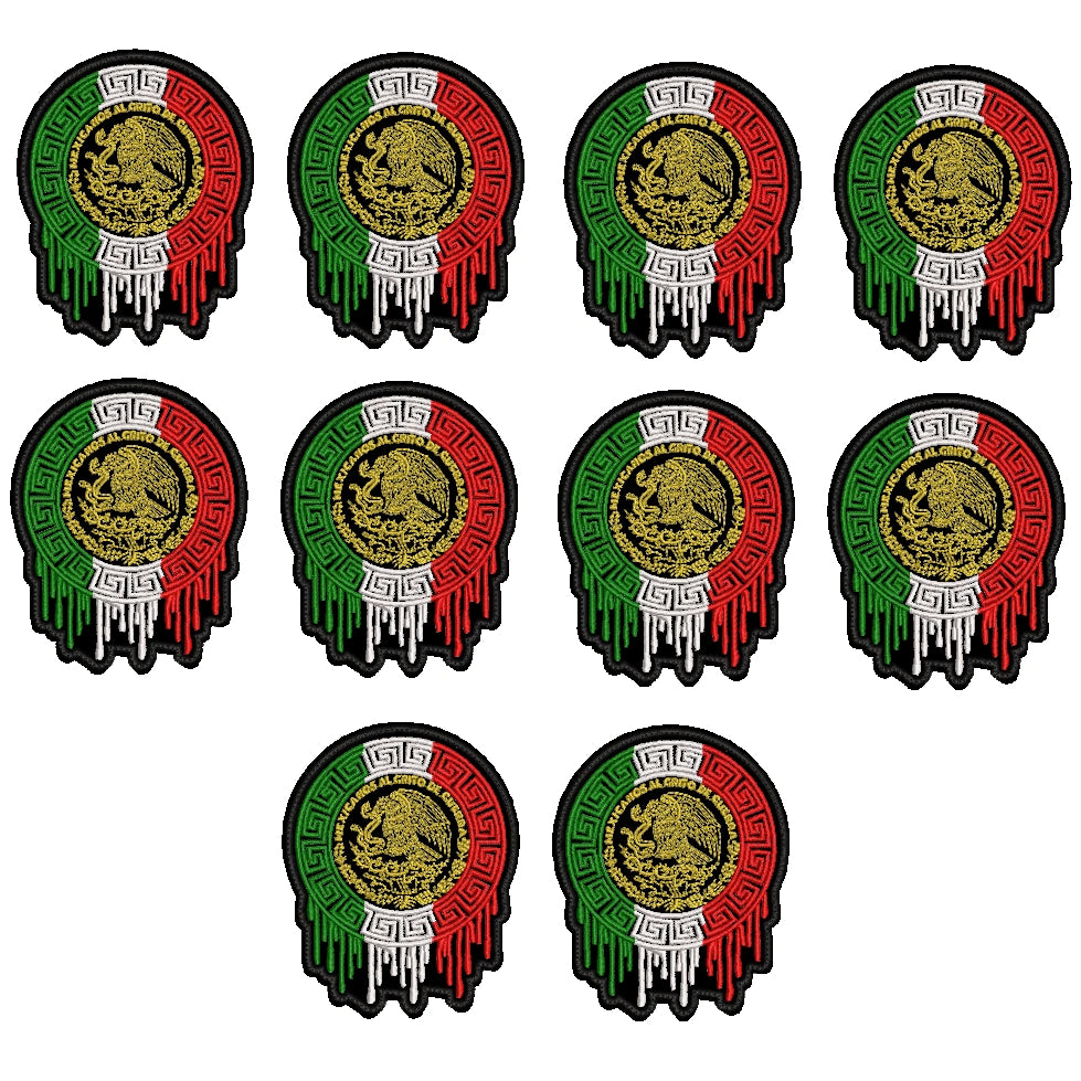 Pack Parches Bordados LOGO MEXICO