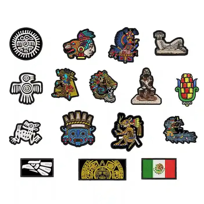 Pack Parches Bordados CULTURA