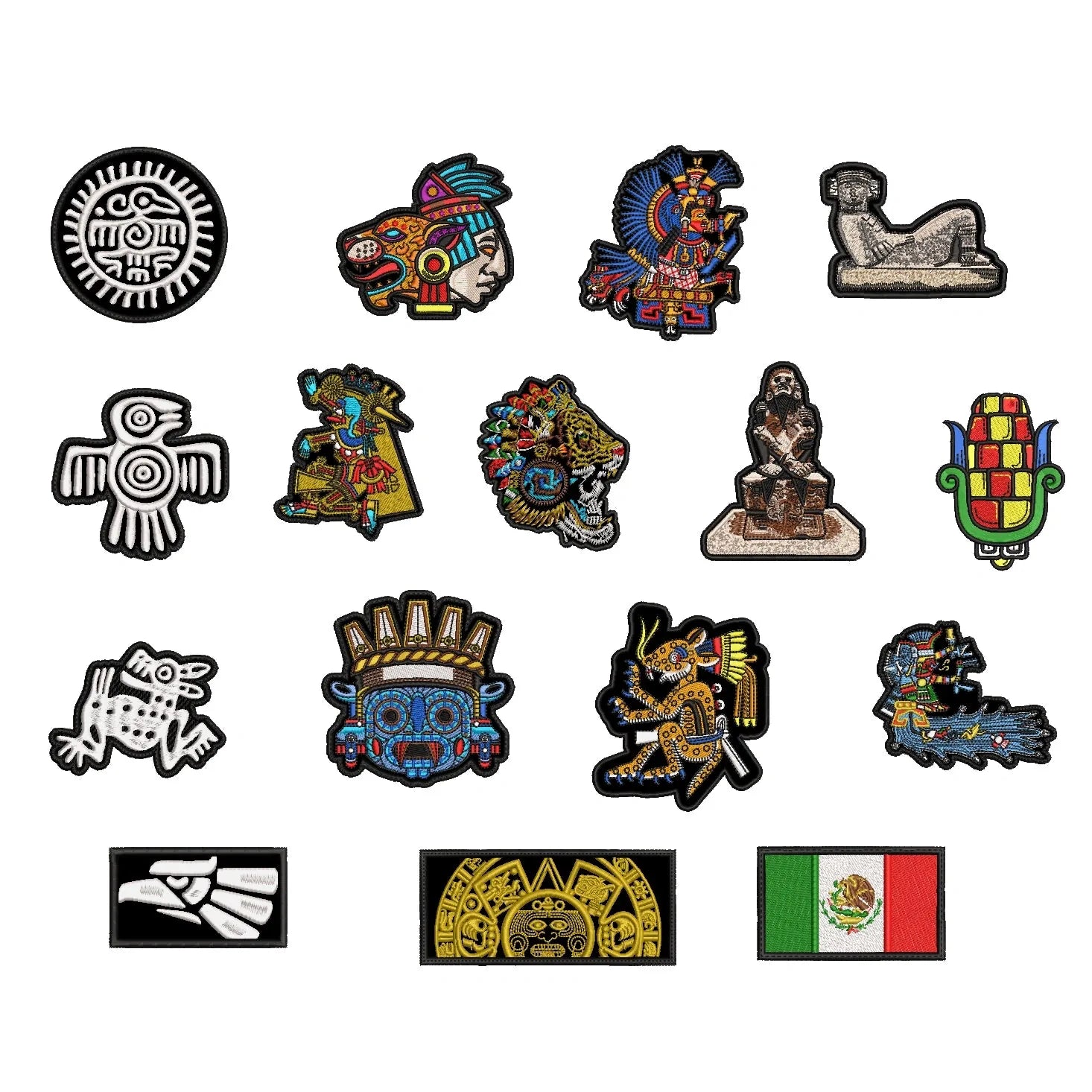 Pack Parches Bordados CULTURA