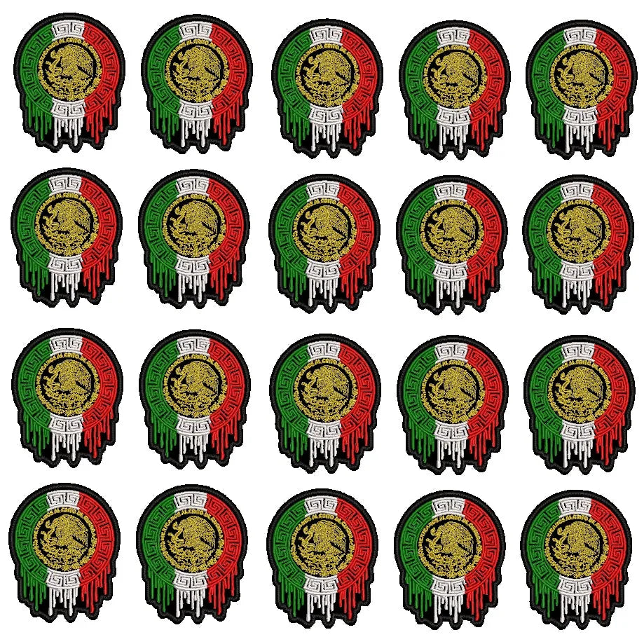 Pack Parches Bordados LOGO MEXICO