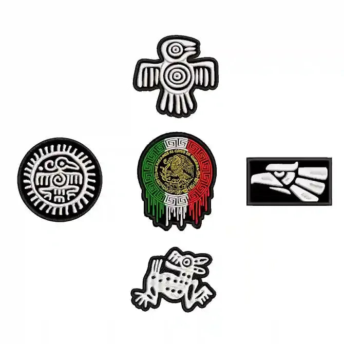 Pack Parches Bordados CULTURA