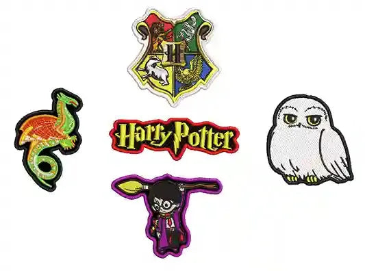 Pack Parches Bordados HARRY POTTER