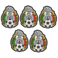 Pack 5 Parches Bordados MEXICO MUNDIAL