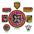 Pack Parches Bordados KISS Hard Rock