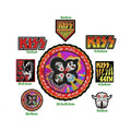 Pack Parches Bordados KISS Hard Rock
