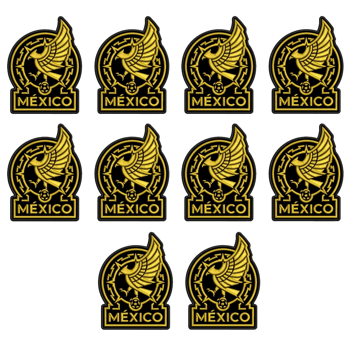 Pack Parches Bordados SELECCION MEXICANA