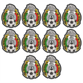 Pack 10 Parches Bordados MEXICO MUNDIAL