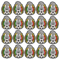 Pack 20 Parches Bordados MEXICO MUNDIAL