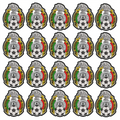 Pack 20 Parches Bordados MEXICO MUNDIAL