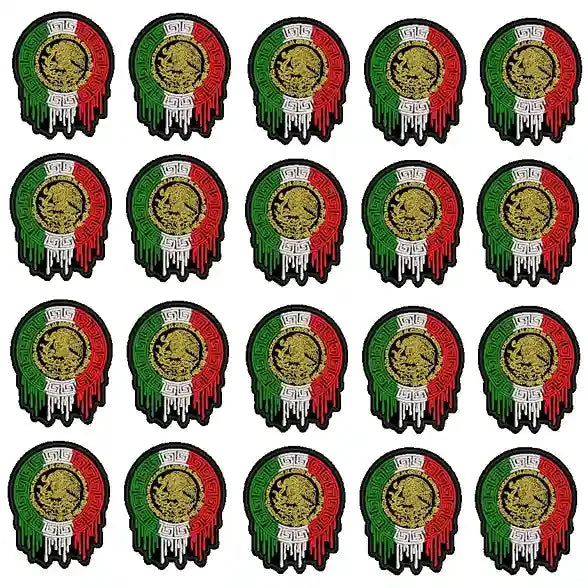 Pack Parches Bordados LOGO MEXICO