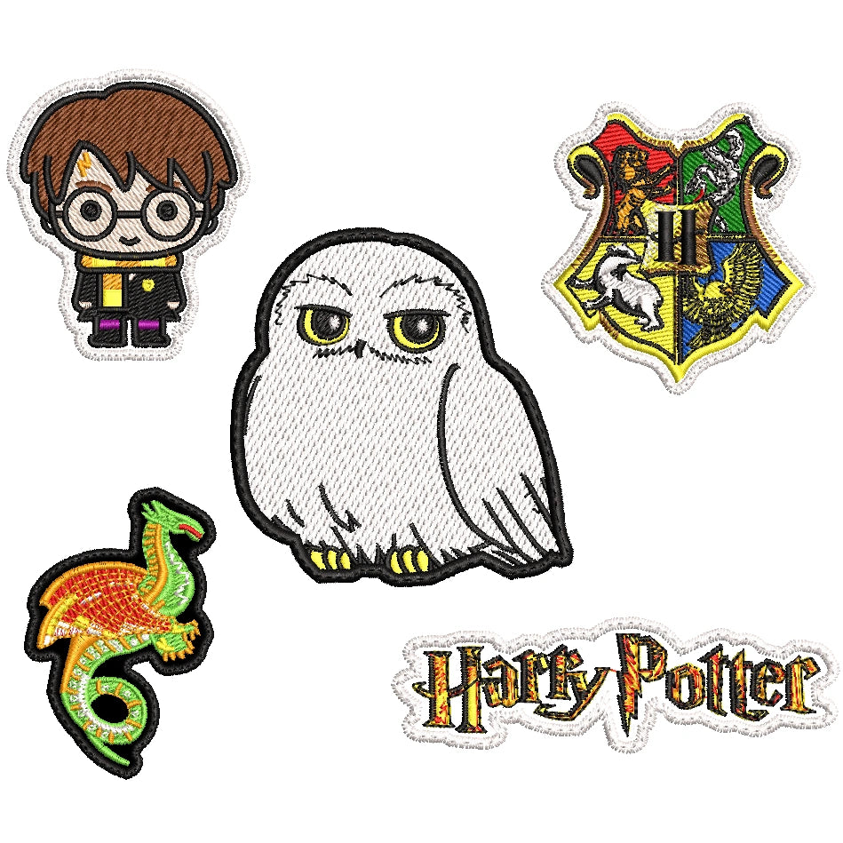 Pack Parches Bordados HARRY POTTER