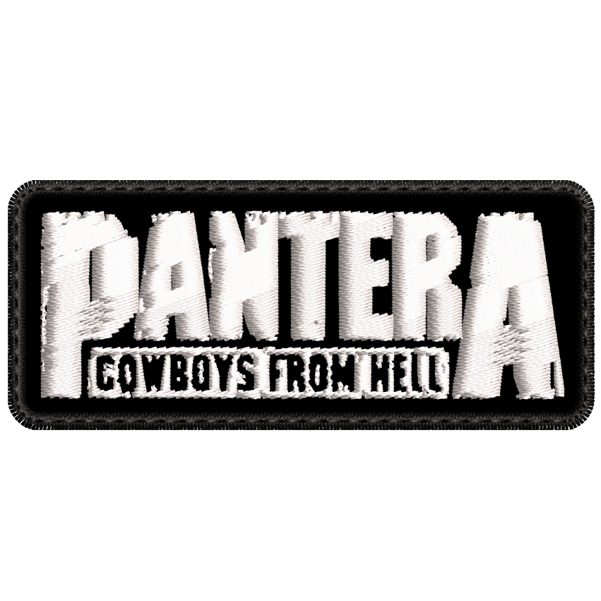 Parche Bordado Mini PANTERA Groove Metal