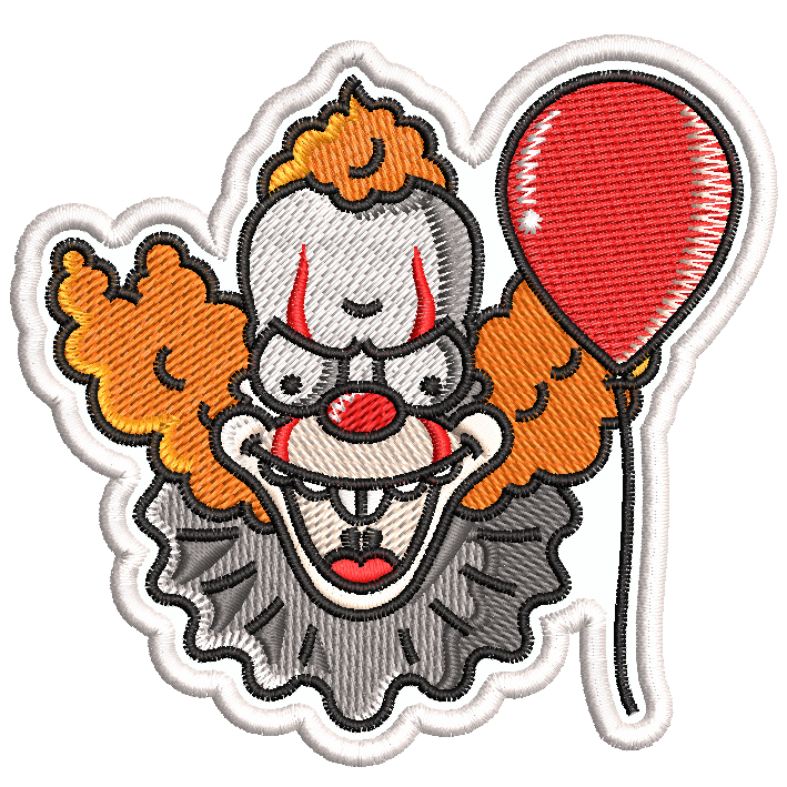 Parche Bordado KRUSTY/PENNYWISE Simpsons