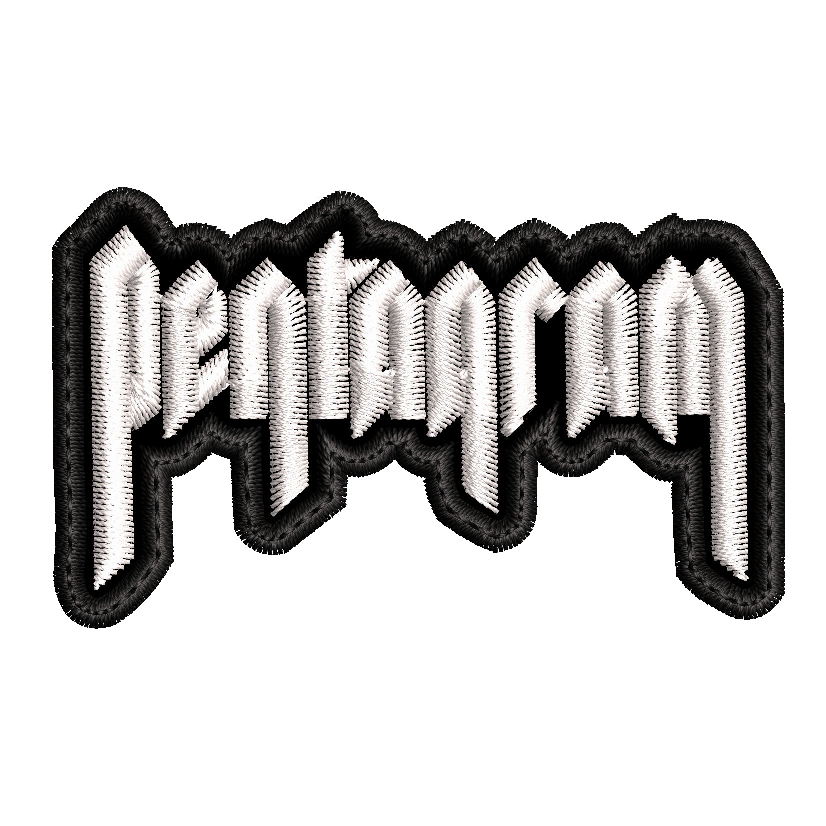 Parche Bordado Mini PENTAGRAM Heavy Metal/Doom Metal