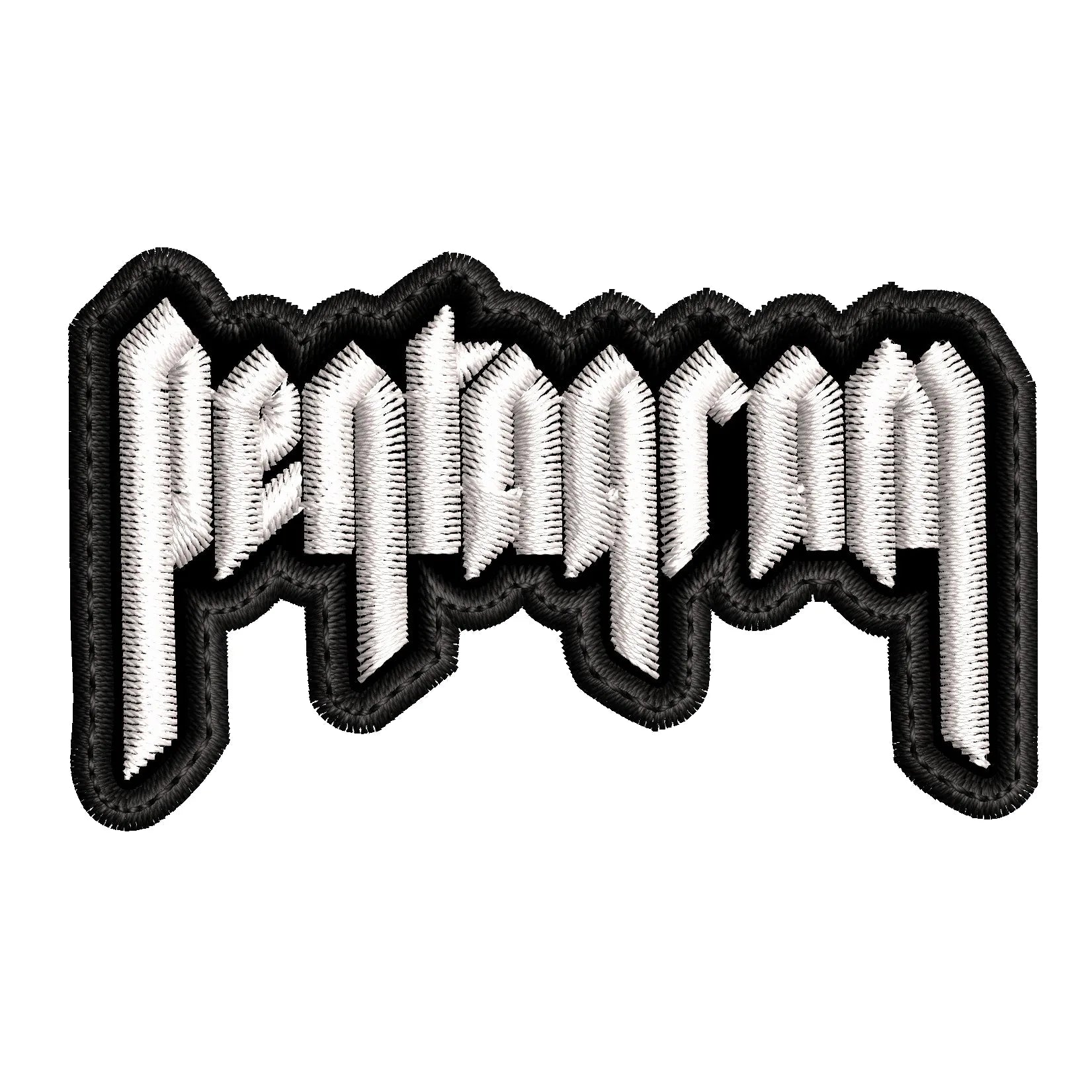 Parche Bordado Mini PENTAGRAM Heavy Metal/Doom Metal