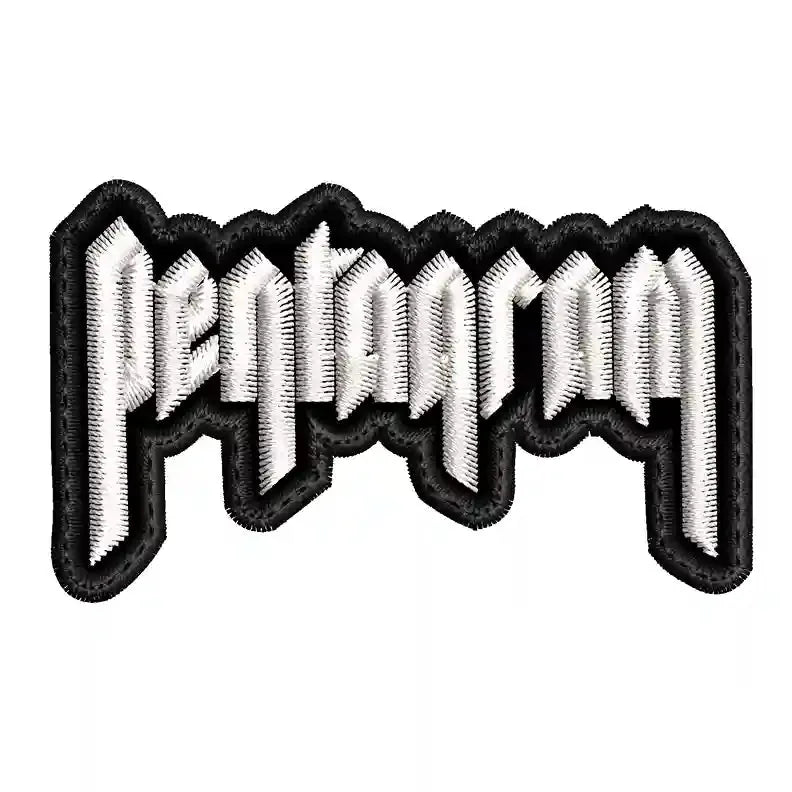 Parche Bordado Mini PENTAGRAM Heavy Metal/Doom Metal