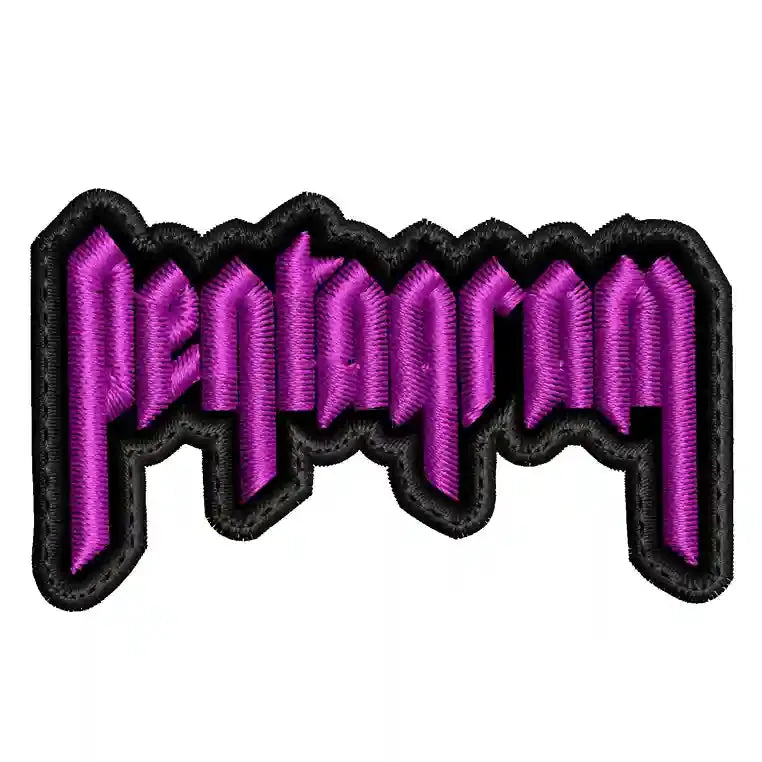 Parche Bordado Mini PENTAGRAM Heavy Metal/Doom Metal