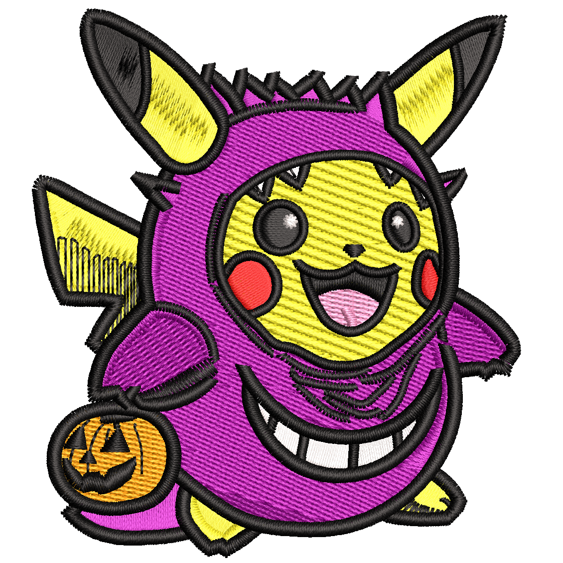 Parche Bordado PIKACHU/GENGAR