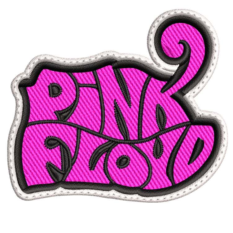 Parche Bordado Mini PINK FLOYD Rock Progresivo