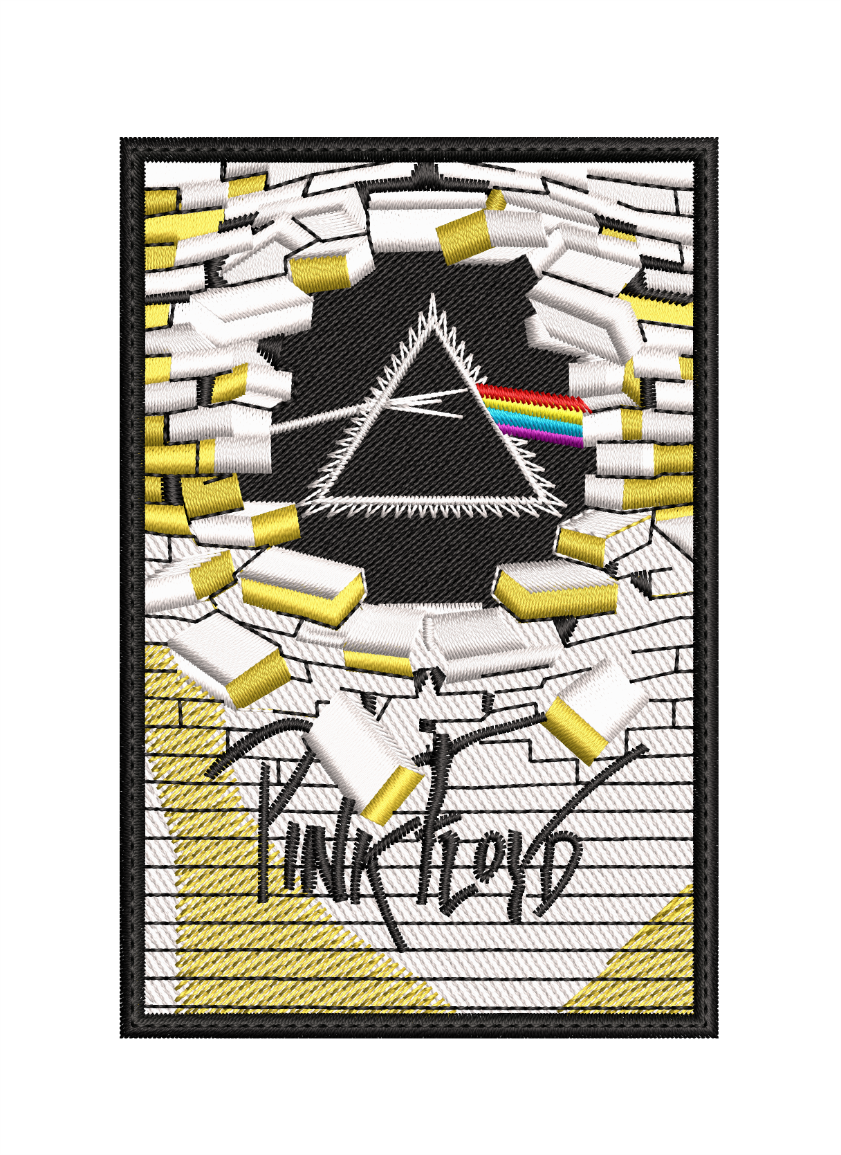 Parche Bordado  PINK FLOYD Rock Progresivo