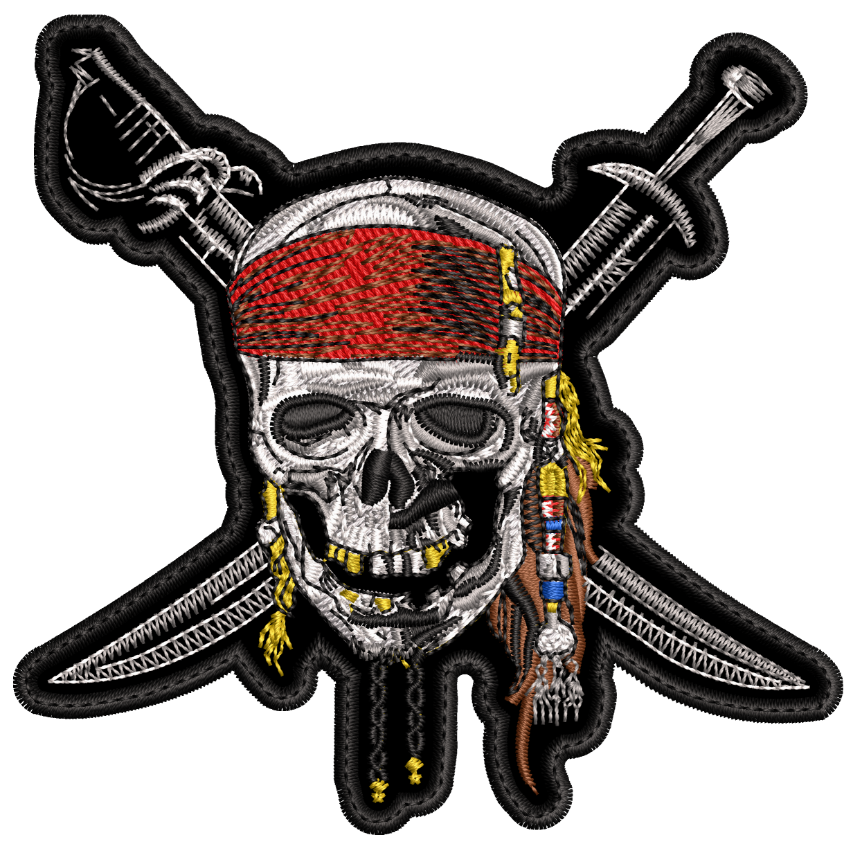 Parche Bordado PIRATAS DEL CARIBE