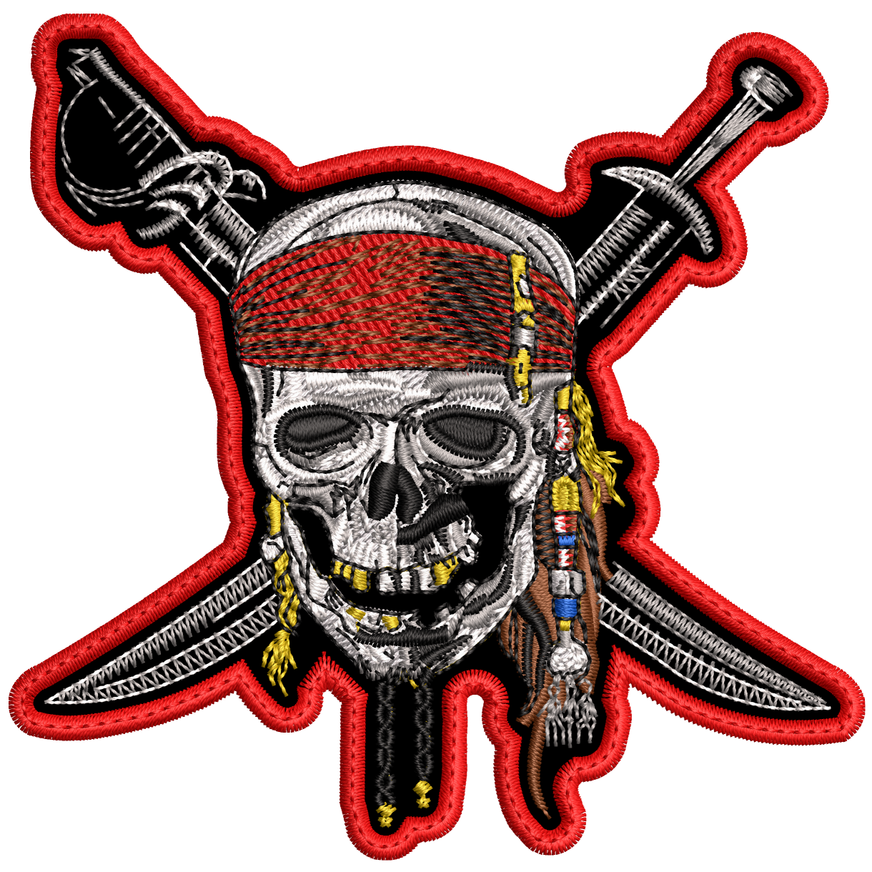 Parche Bordado PIRATAS DEL CARIBE