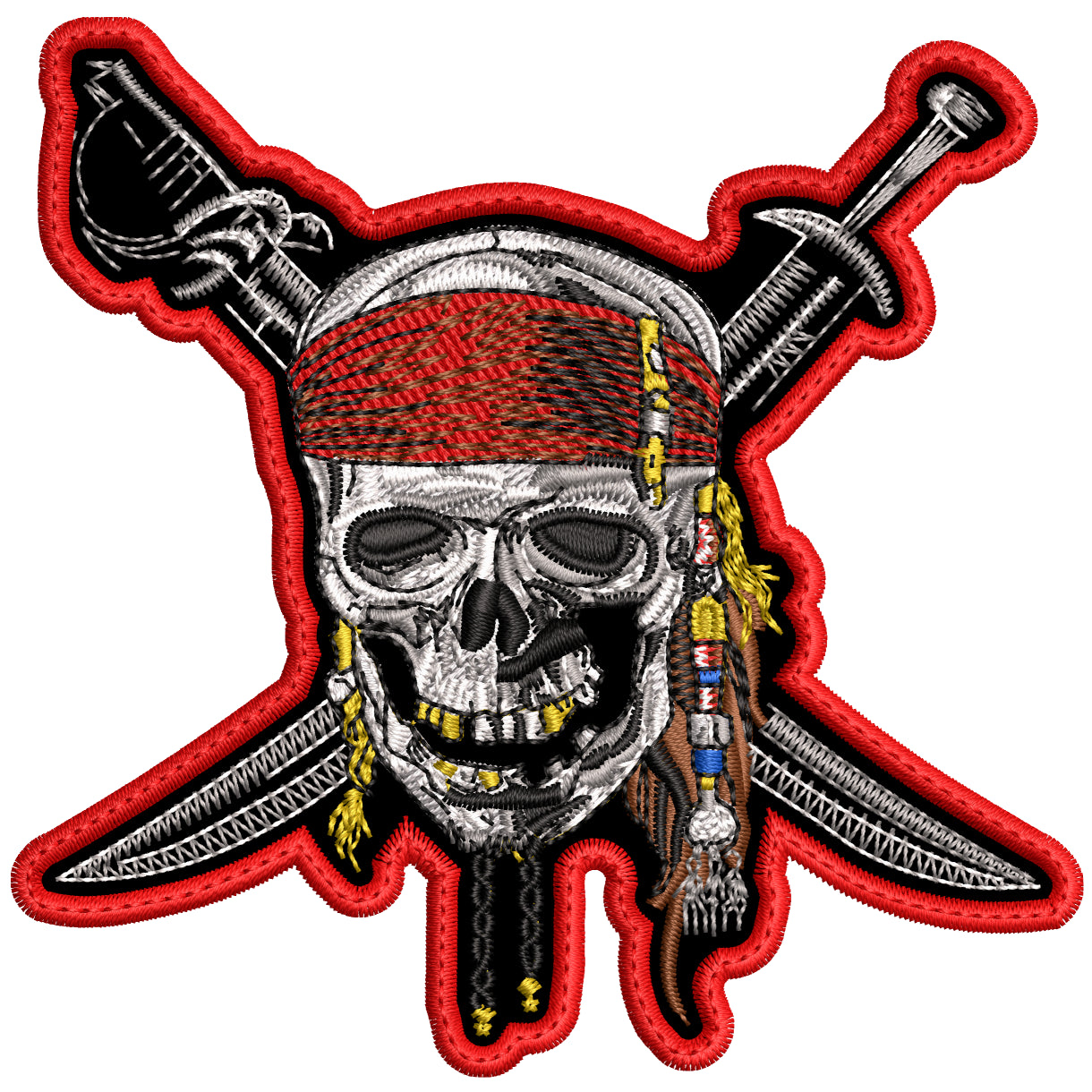 Parche Bordado PIRATAS DEL CARIBE