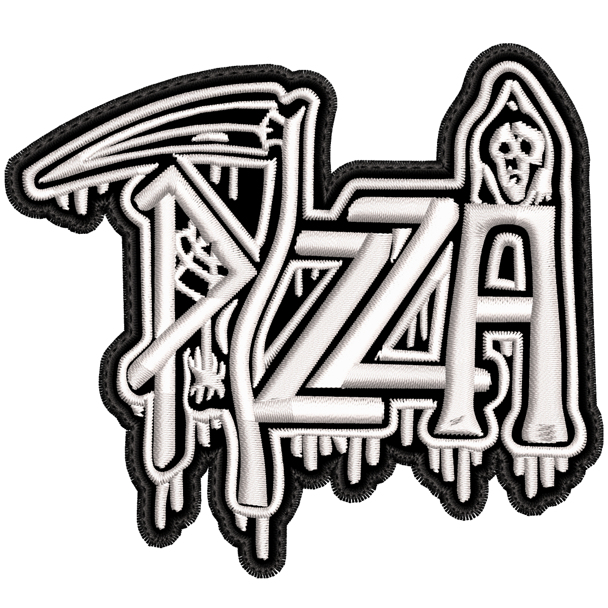 Parche Bordado DEAD PIZZA Heavy Metal