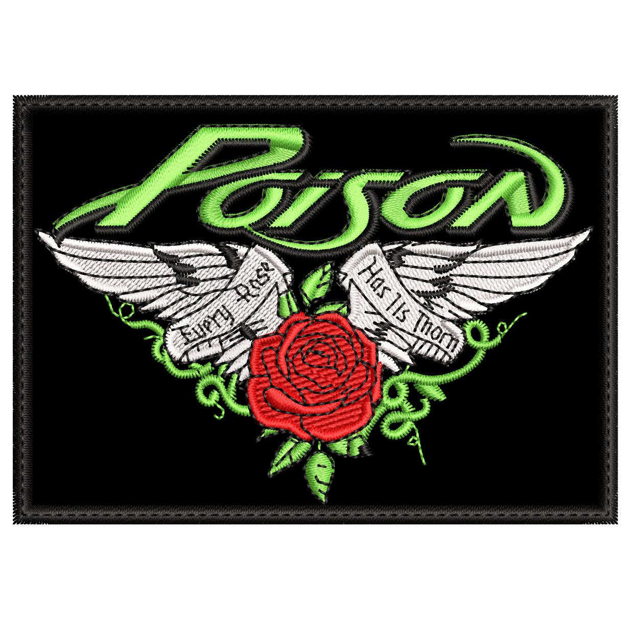 Parche Bordado POISON Glam Metal