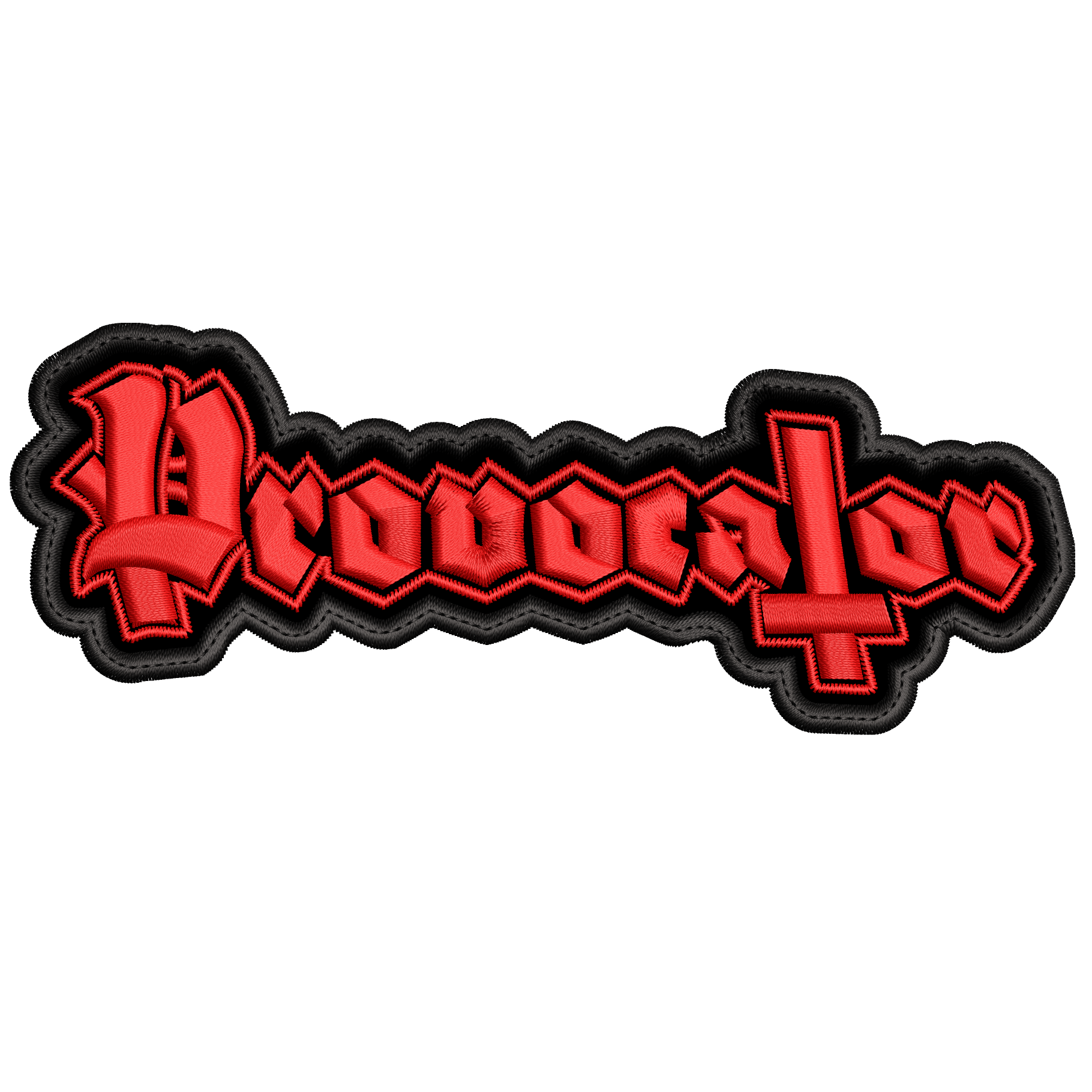 Parche Bordado PROVOCATOR Black Metal