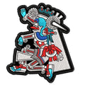 Parche Bordado MICTLANTECUHTLI Dios Azteca