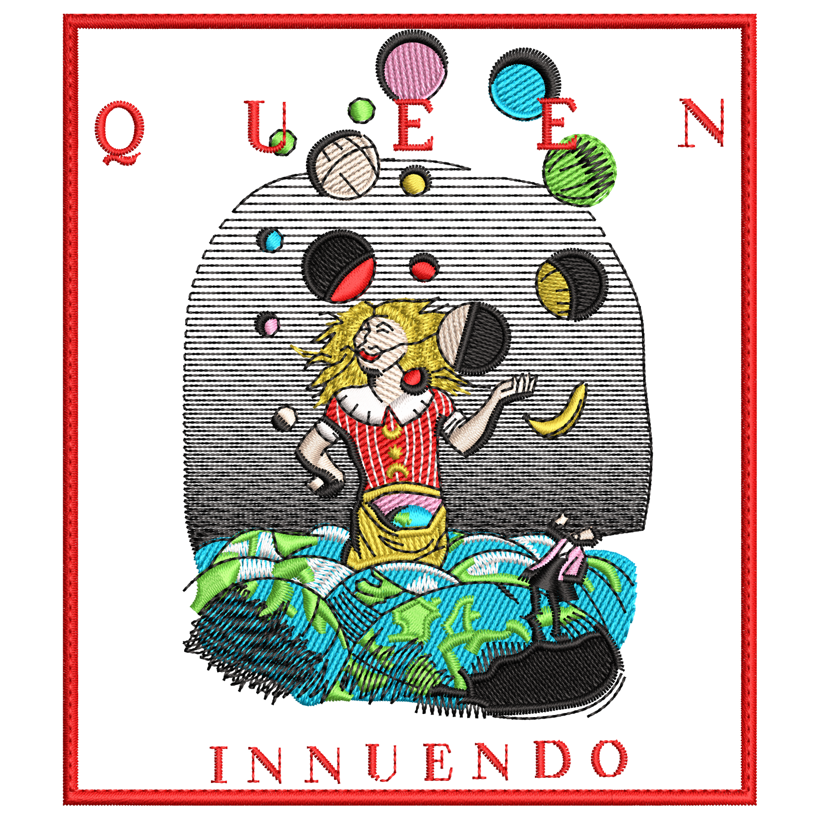Parche Bordado QUEEN Rock