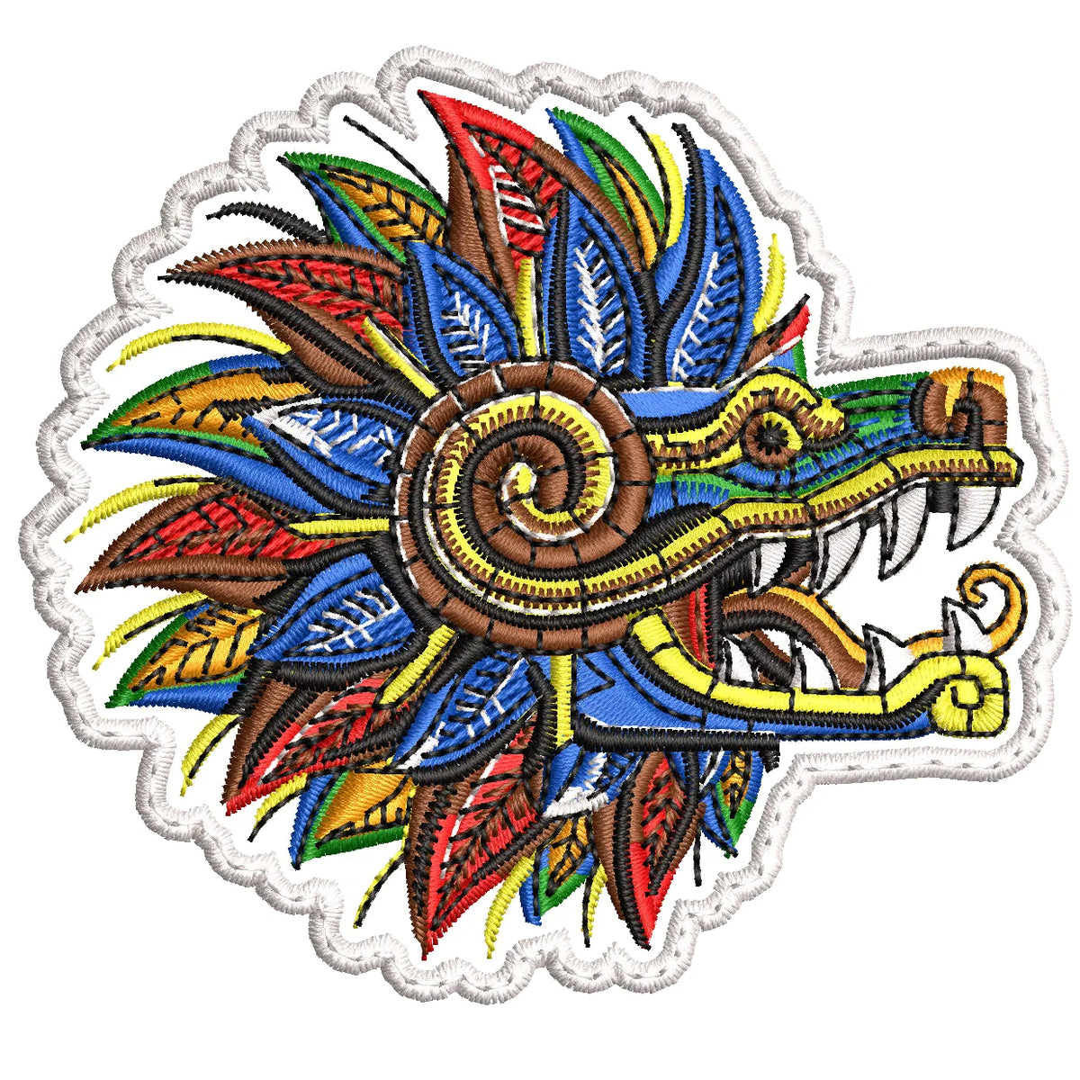 Parche Bordado QUETZALCÓATL