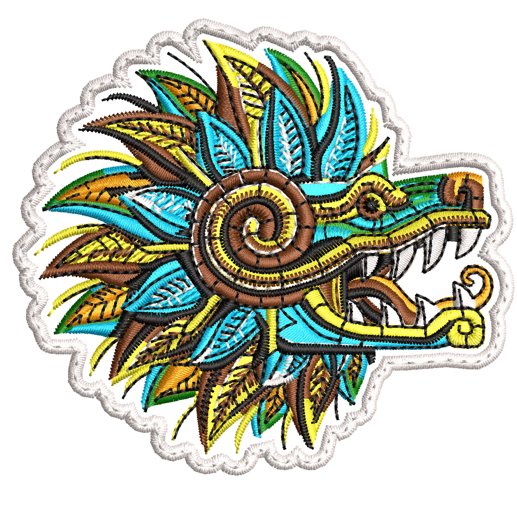 Parche Bordado QUETZALCÓATL