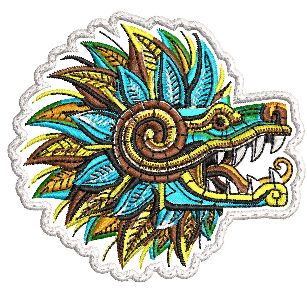Parche Bordado QUETZALCÓATL