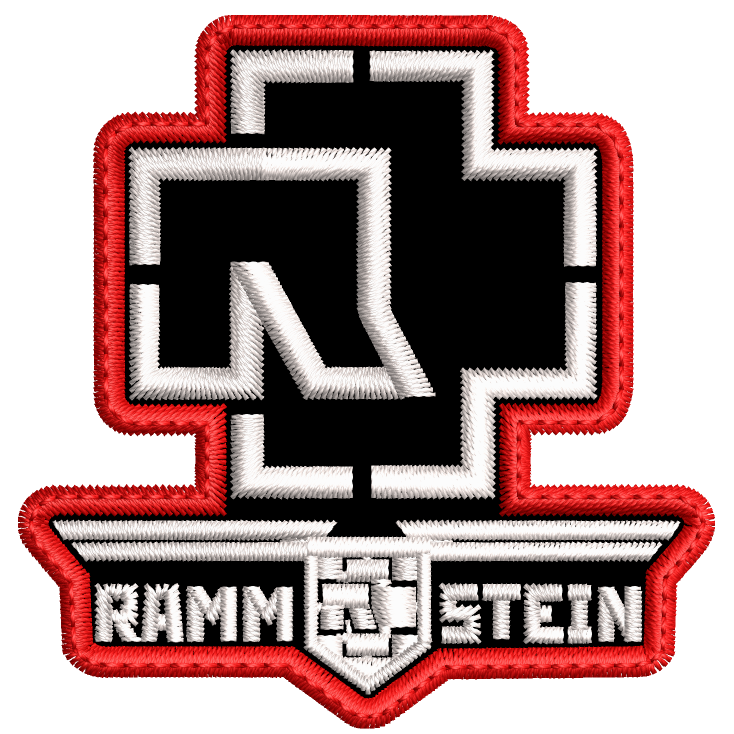Parche Bordado Mini RAMMSTEIN Metal