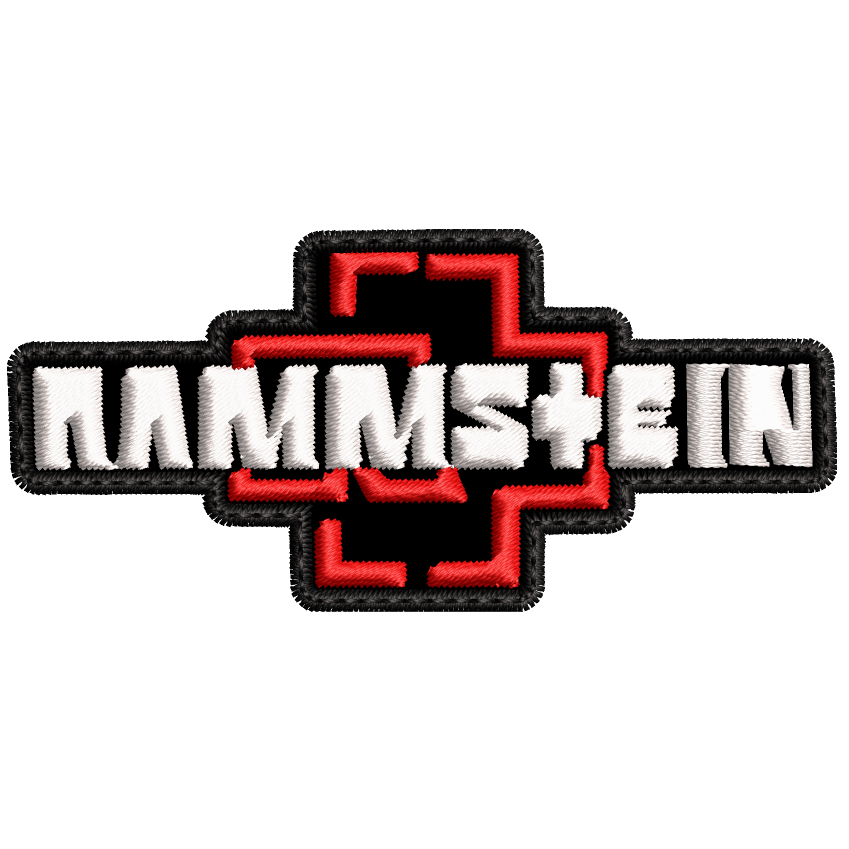 Parche Bordado Mini RAMMSTEIN Metal