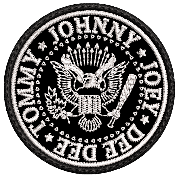 Parche Bordado Mini RAMONES Punk Rock