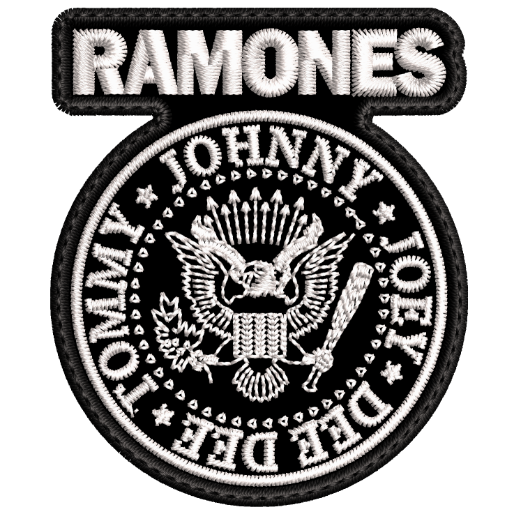 Parche Bordado Mini RAMONES Punk Rock