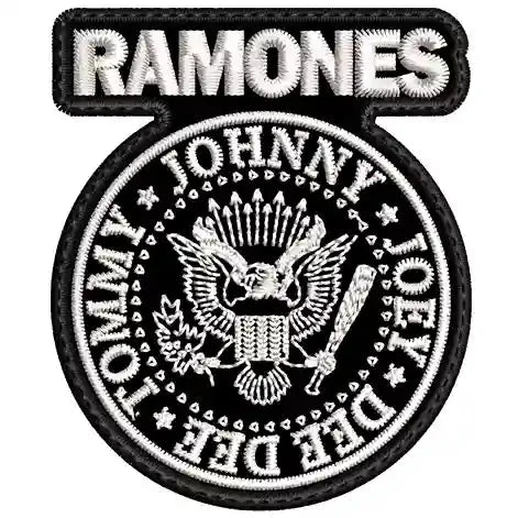 Parche Bordado Mini RAMONES Punk Rock