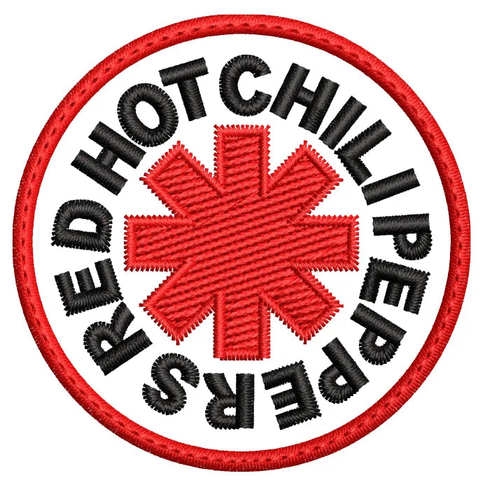 Parche Bordado Mini HOT CHILI PEPPERS RED Alternativa/independiente
