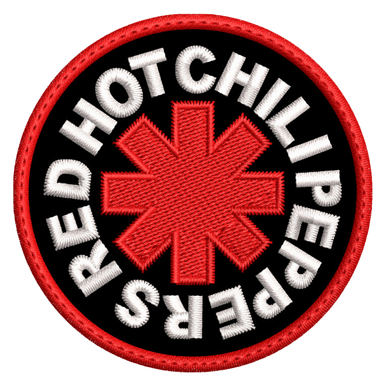 Parche Bordado Mini HOT CHILI PEPPERS RED Alternativa/independiente