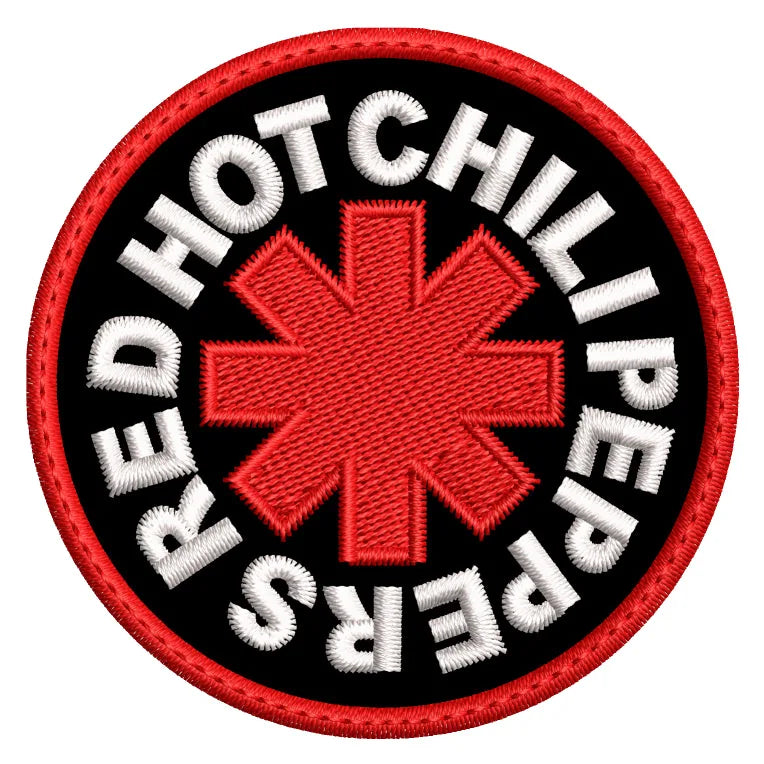 Parche Bordado Mini HOT CHILI PEPPERS RED Alternativa/independiente