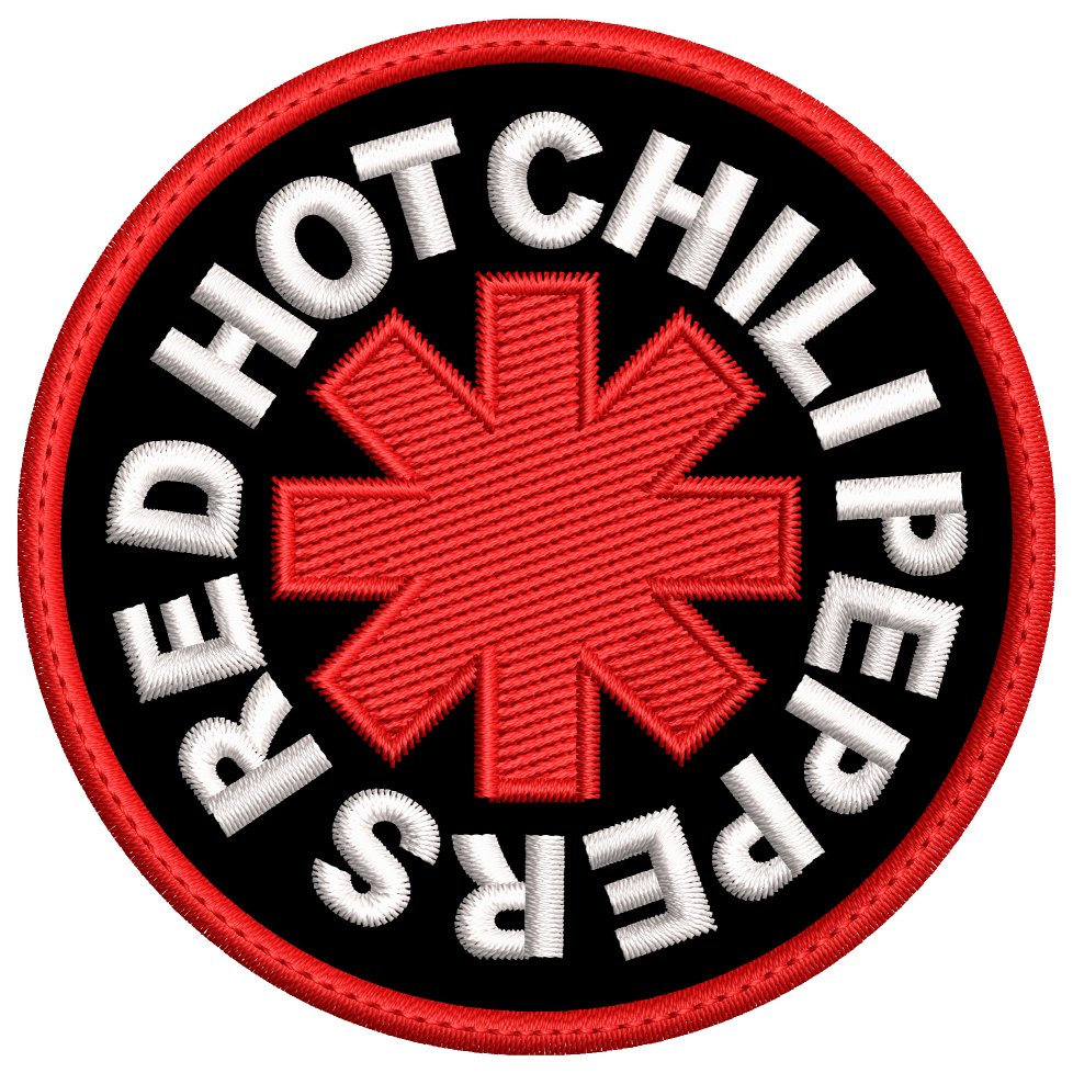 Parche Bordado HOT CHILI PEPPERS RED Alternativa/independiente