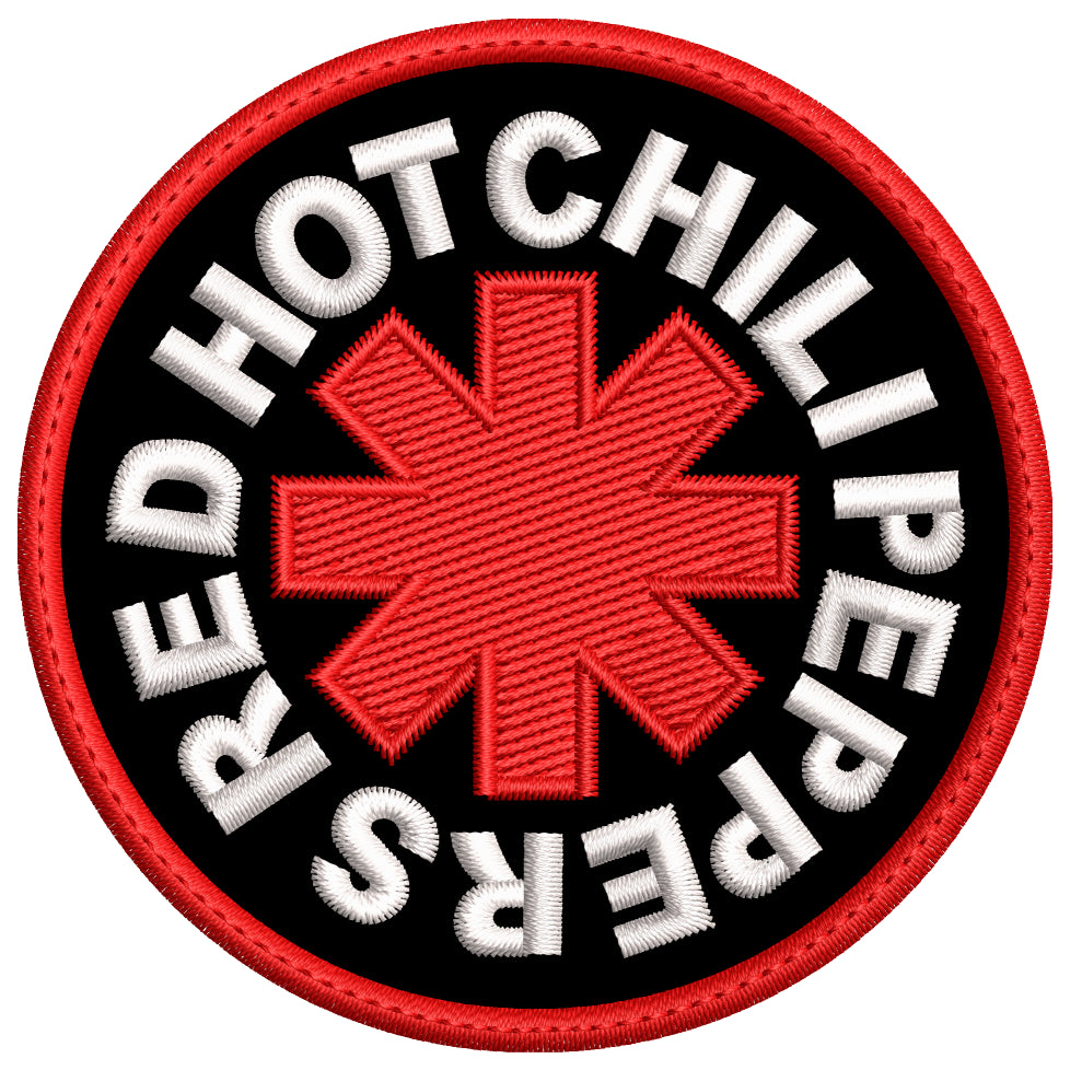 Parche Bordado HOT CHILI PEPPERS RED Alternativa/independiente