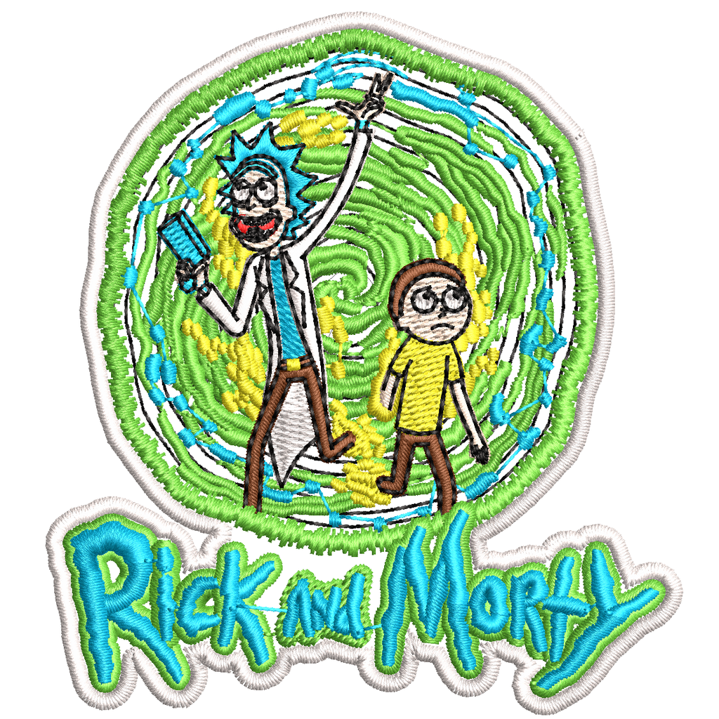 Parche Bordado RICK & MORTY