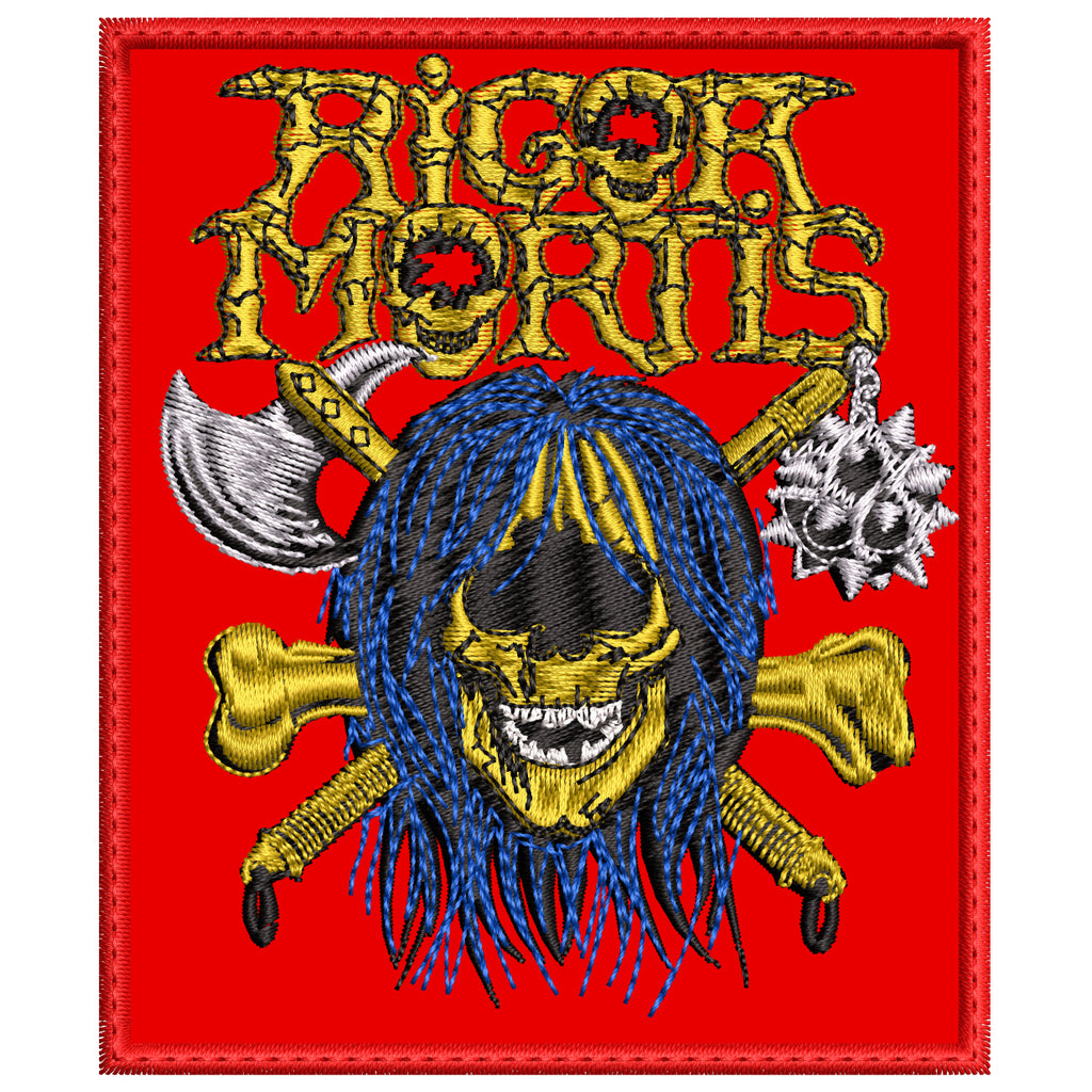 Parche Bordado RIGOR MORTIS Trash Metal
