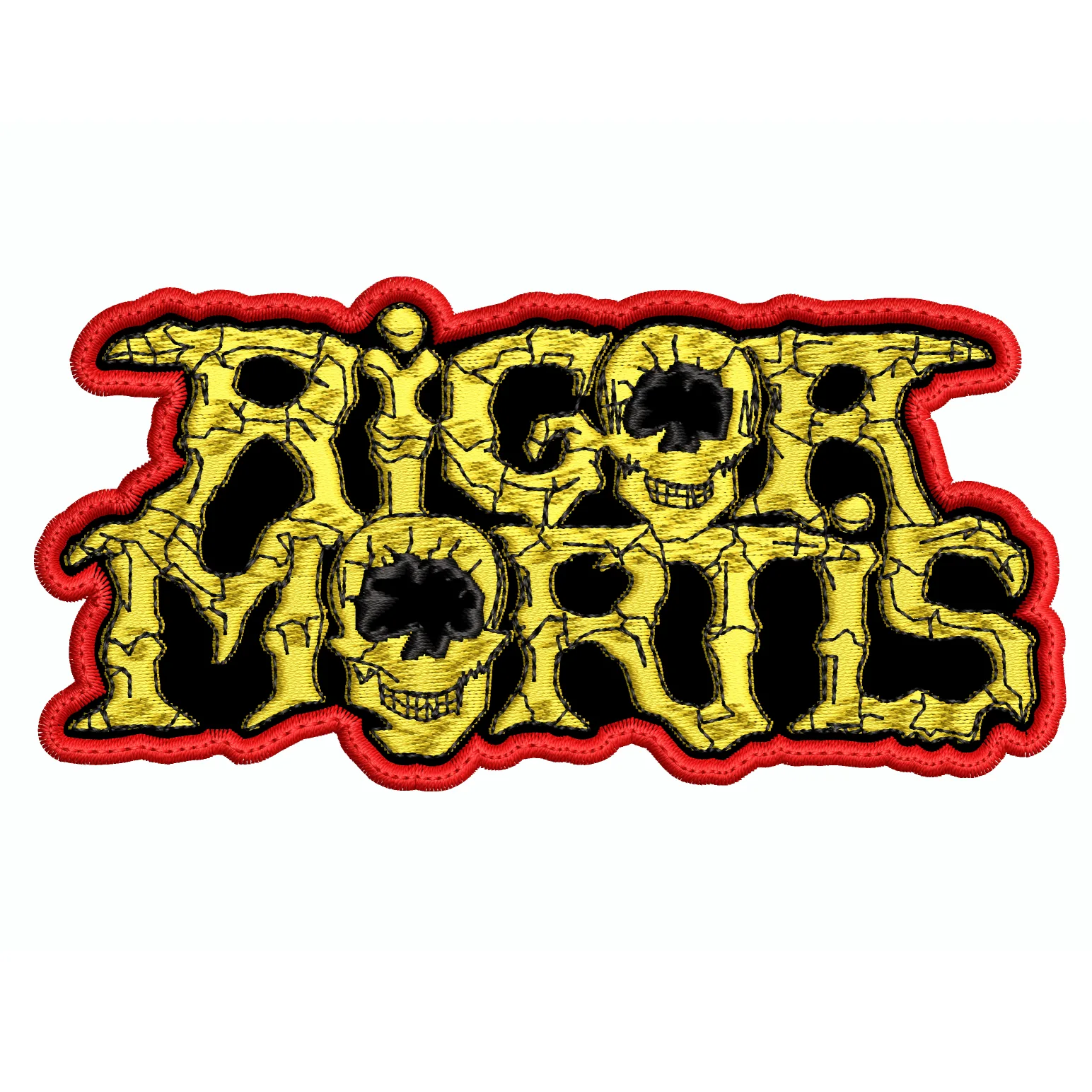 Parche Bordado RIGOR MORTIS Trash Metal
