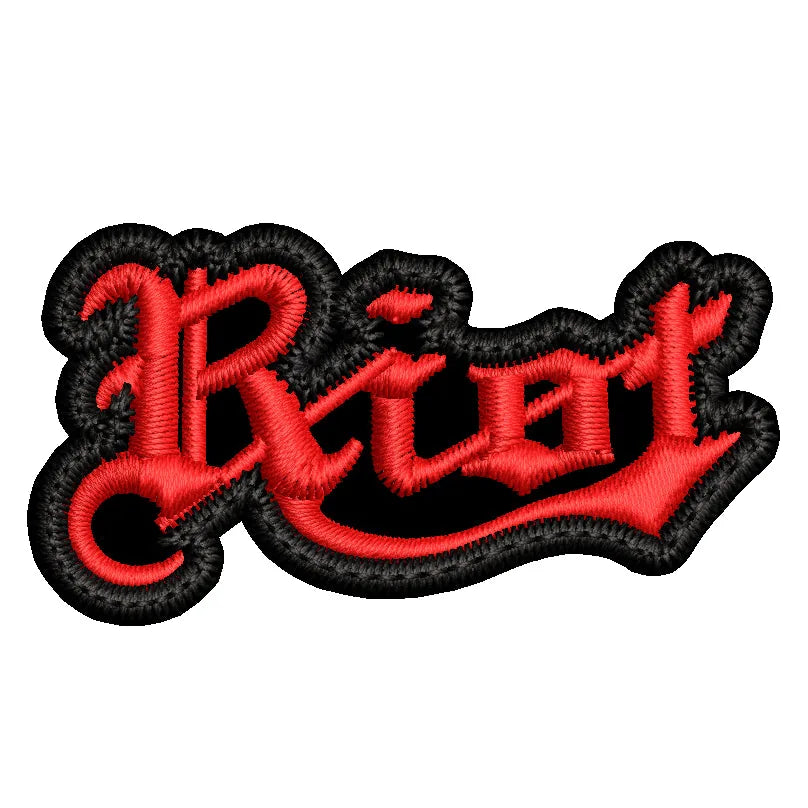 Parche Bordado Mini RIOT Heavy Metal