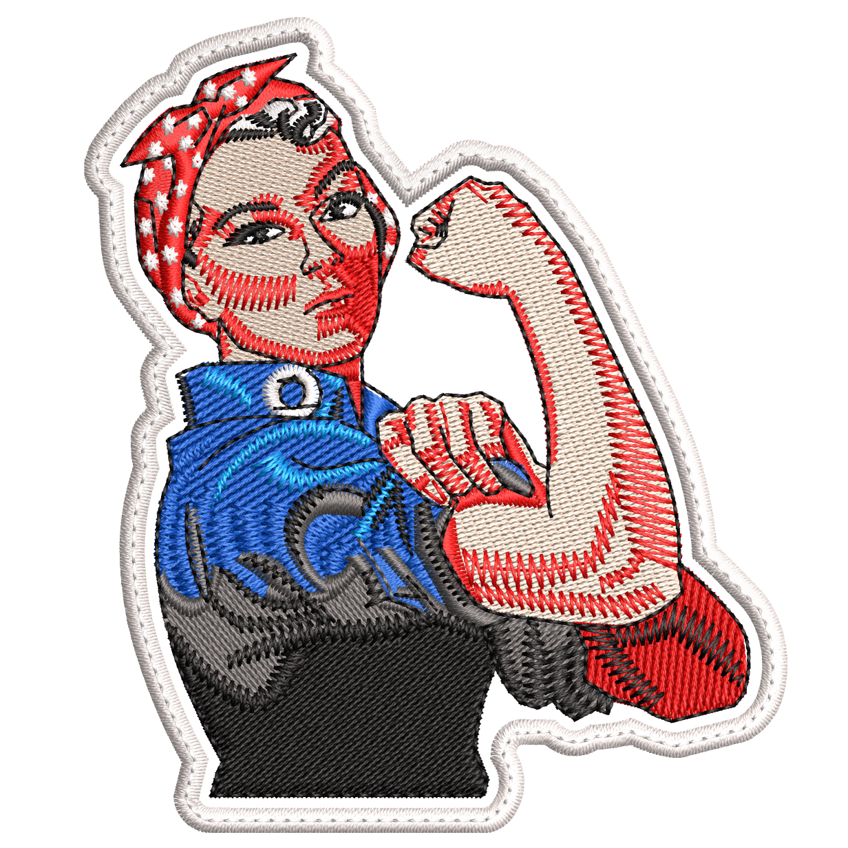 Parche Bordado ROSIE THE RIVETER